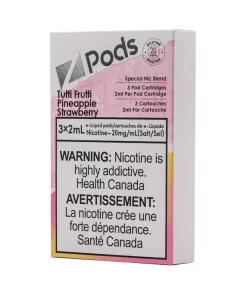 ZPods Tuti Fruti Pineapple Strawberry (20mg/mL)
