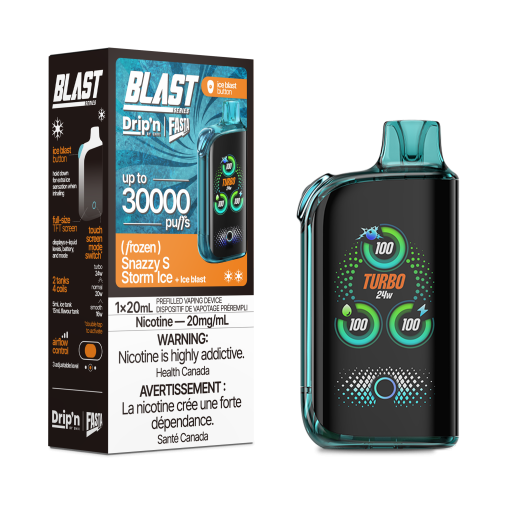 Drip'n Fasta Blast 30K - Snazzy S Storm Ice