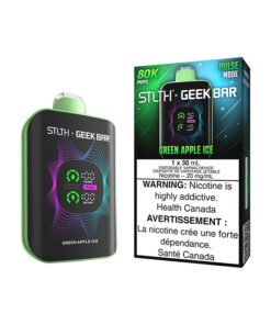 STLTH X GEEK BAR 80K - Green Apple Ice
