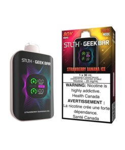 STLTH X GEEK BAR 80K - Strawberry Banana Ice