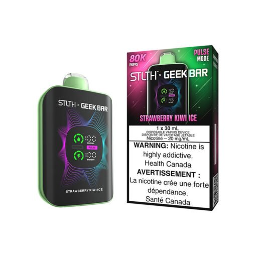 STLTH X GEEK BAR 80K - Strawberry Kiwi Ice