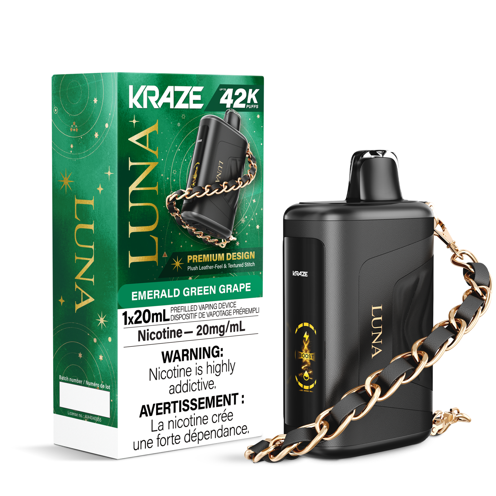 KRAZE LUNA 42K - Emerald Green Grape