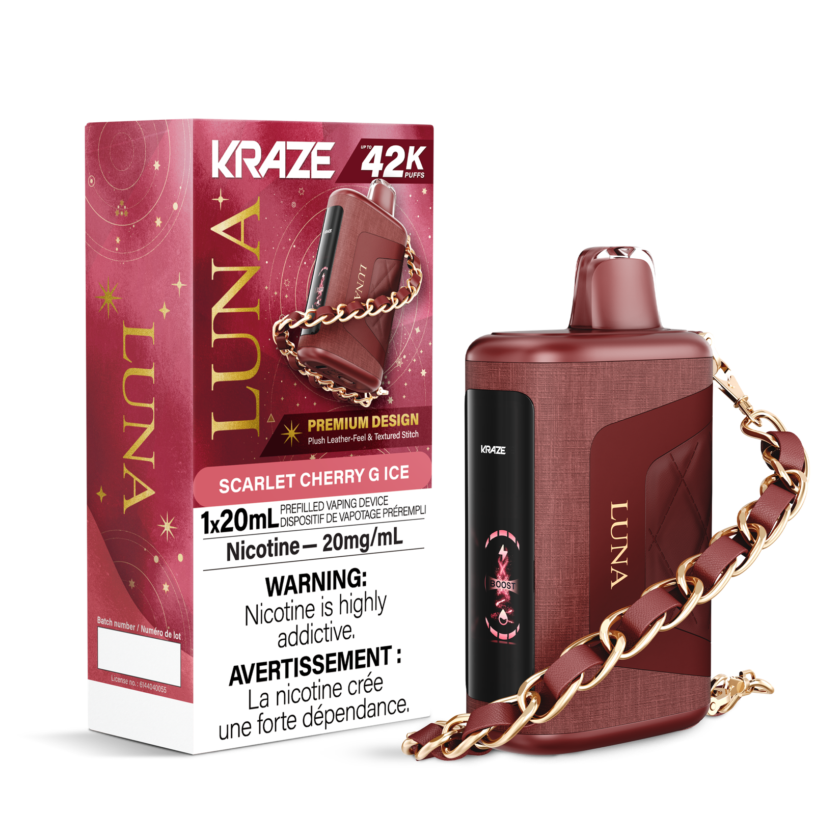 KRAZE LUNA 42K - Scarlet Cherry G Ice