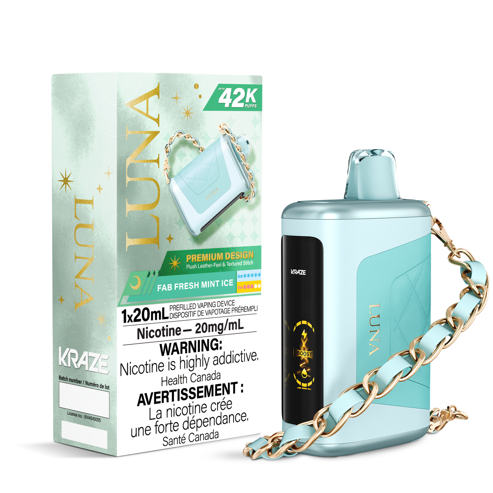 KRAZE LUNA 42K - Fab Fresh Mint Ice