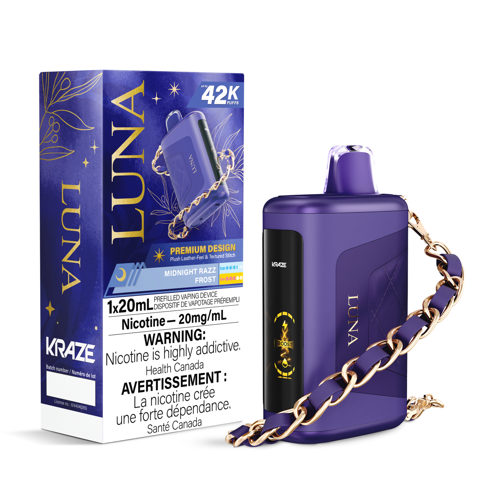 KRAZE LUNA 42K - Midnight Razz Frost