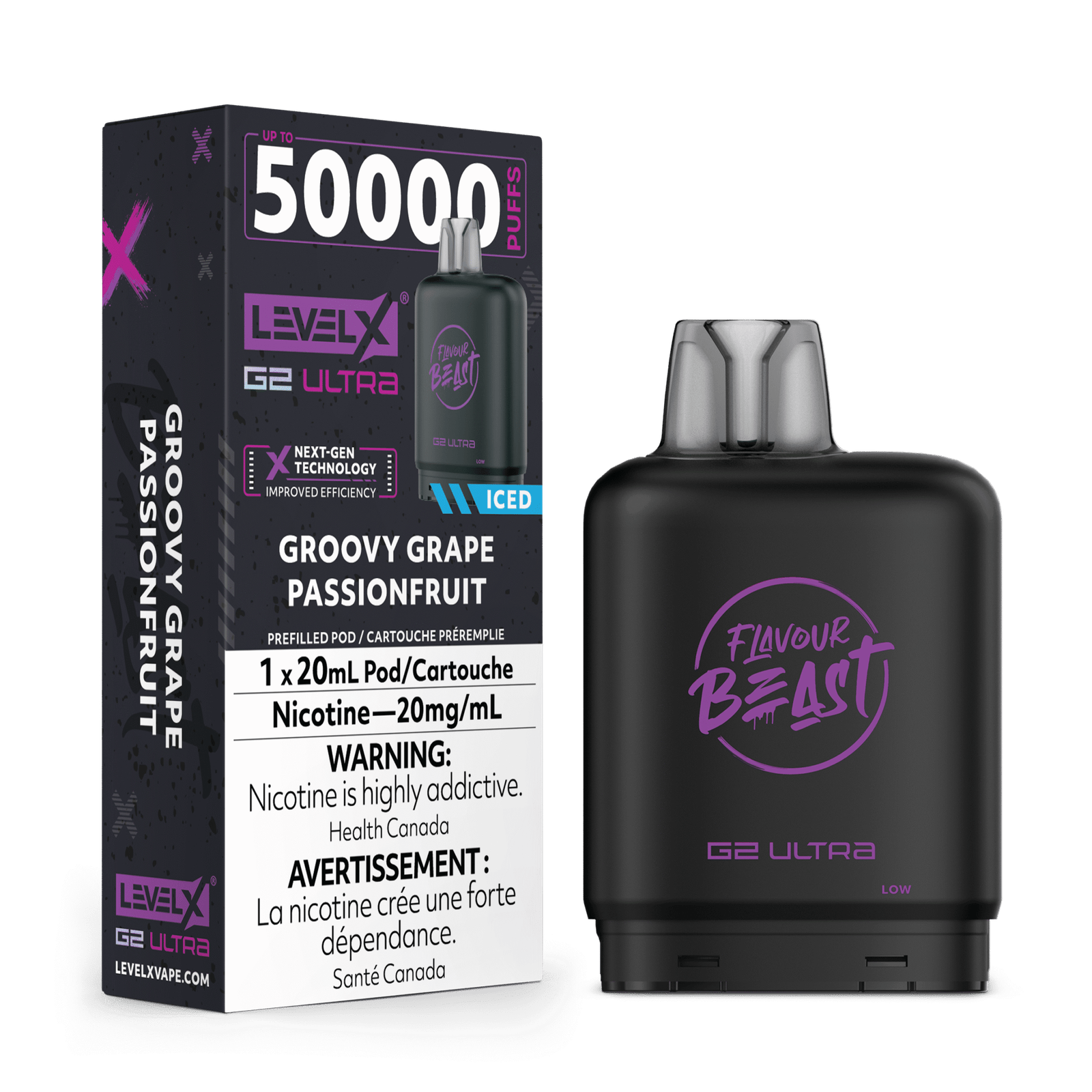 Level X FB G2 Ultra 50K - Groovy Grape Passionfruit