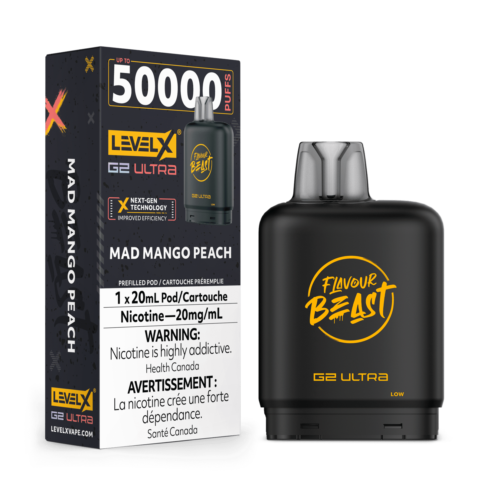 Level X FB G2 Ultra 50K - Mad Mango Peach