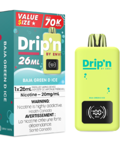Drip'n By Envi 70K Disposable 26ml - Baja Green D Ice