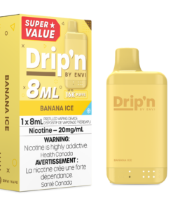 Drip'n by Envi 16K Disposable 8ML - Banana Ice