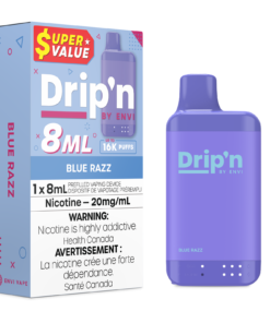 Drip'n by Envi 16K Disposable 8ML - Blue Razz