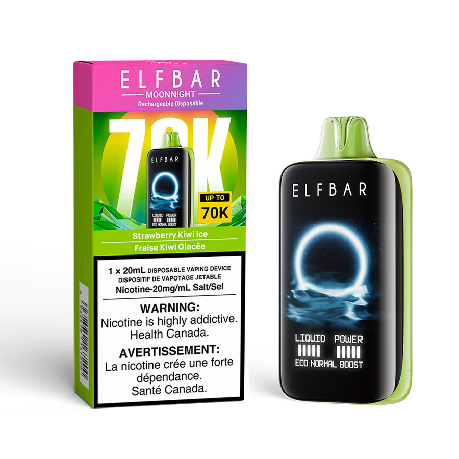 ELFBAR MOONNIGHT 70K PUFFS - Strawberry Kiwi Ice