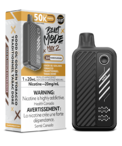 Flavour Beast-Beast Mode Max 2  50K Puffs - Good Ol' Golden Tobacco