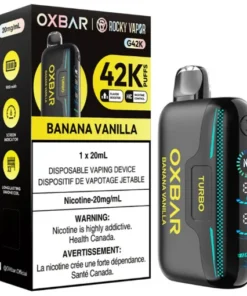 Oxbar Rocky Vapor G 42K Puffs - Banana Vanilla